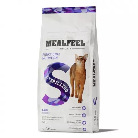 Mealfeel Functional Nutrition Sterilized корм для стерилизованных кошек ...