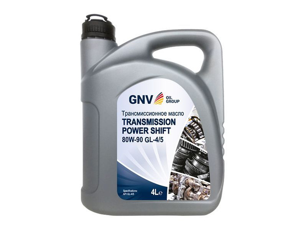 Масло трансмисионное GNV Transmission Power Shift 80w90 GL4/5 4 л ...