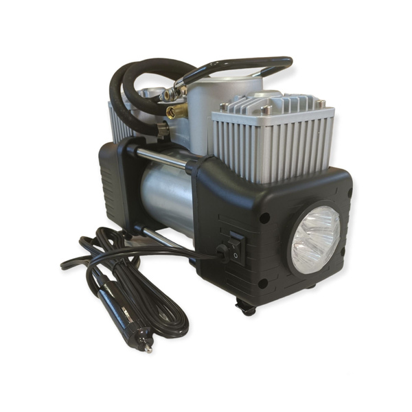 Компрессор автомобильный (насос) двухпоршневой в сумке, 12 V, 85 л/мин ...