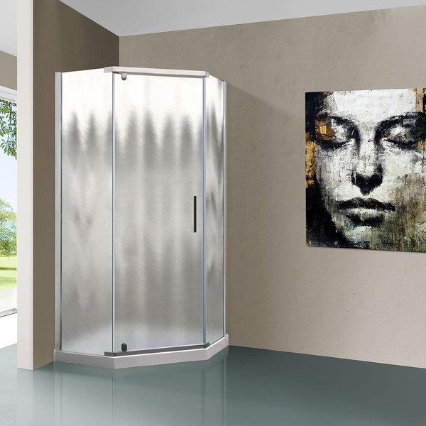 Душевой уголок Vincea Stresa VSP-1S900CH 90x90, с распашными дверями ...