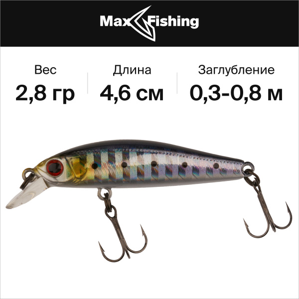 Воблер Минноу (Minnow) ZipBaits Rigge 70, 0.5-1 м купить по выгодной цене в  интернет-магазине OZON (1407315146)