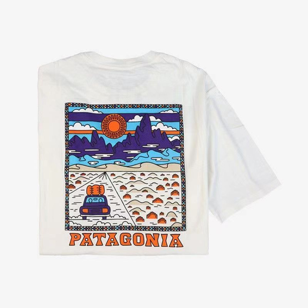 Футболка Patagonia, размер 50, цвет белый - купить по выгодной цене в ...