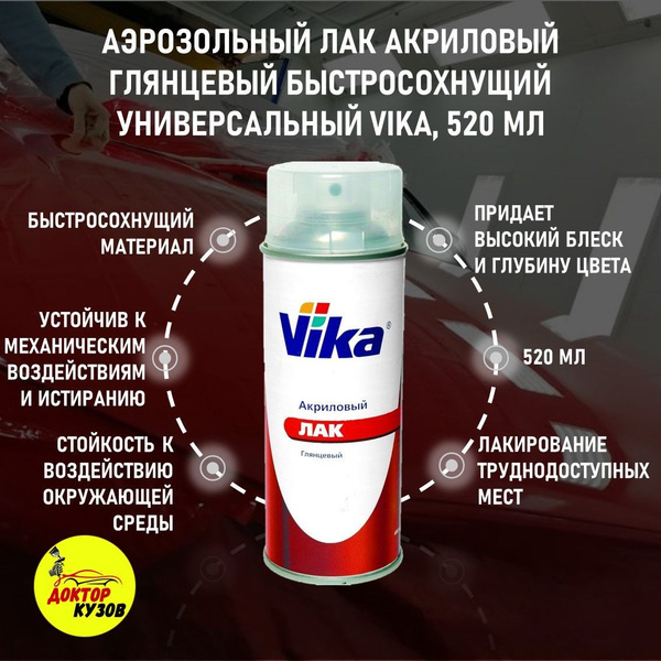 Лак автомобильный Vika по низкой цене с доставкой в интернет-магазине ...