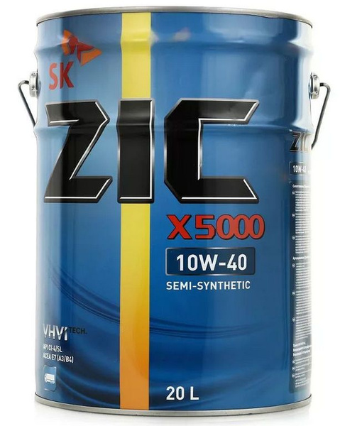 Масло моторное ZIC 10W-40 Полусинтетическое - купить в интернет ...