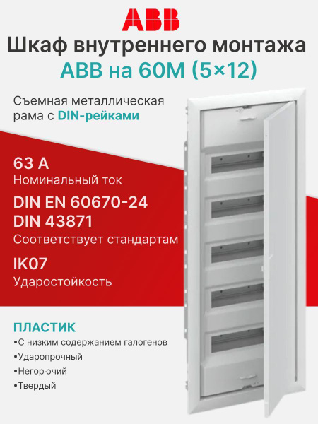 Шкаф внутреннего монтажа abb