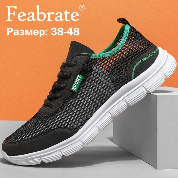 Кроссовки Мужской Feabrate Breathable, размер 47 R (средняя) Лето ...