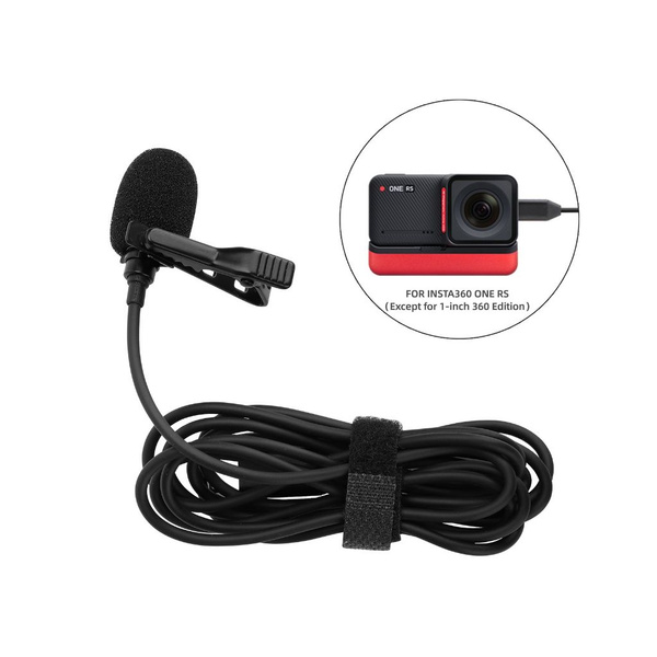 Микрофон для Insta360 ONE X2 X3/One R RS Type-C Lavalier HIFI ...