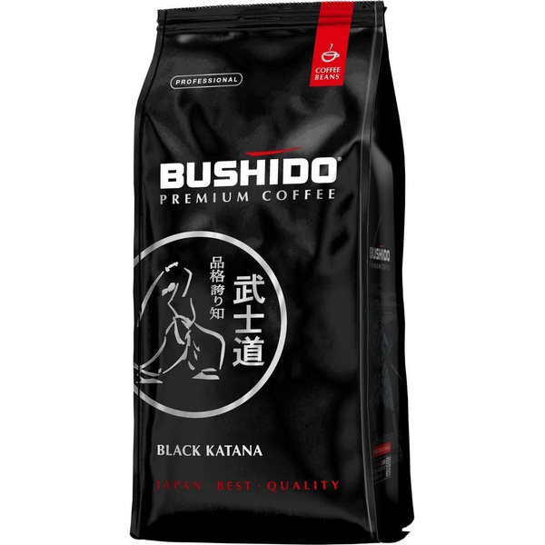 Кофе в зернах Bushido Black Katana, 1кг - купить с доставкой по ...