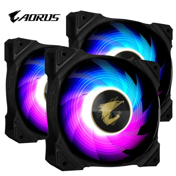Корпусный вентилятор Gigabyte AORUS AR120 ARGB 3X Fan 4PIN PWM 120MM ...