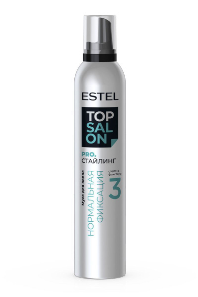 Estel Top Salon Pro.Стайлинг Мусс для укладки волос нормальной фиксации ...