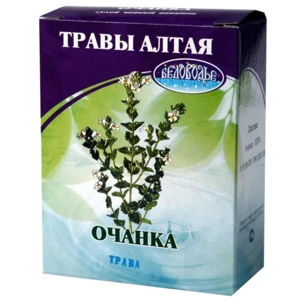 Чайный напиток ТРАВЫ АЛТАЯ Очанка, трава, коробка, 50 г - купить с ...
