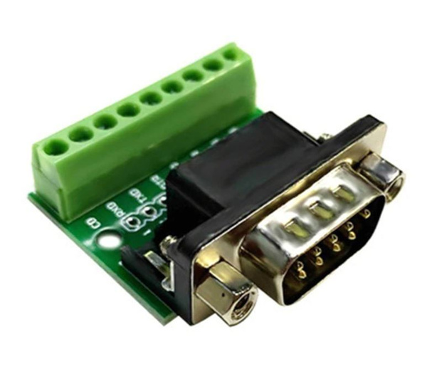 DB9 папа плата переходник с клеммами (Breakout) - купить с доставкой по ...