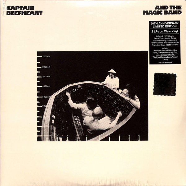 Виниловая пластинка Captain Beefheart CLEAR SPOT (50TH ANNIVERSARY DELUXE) 2LP на прозрачном