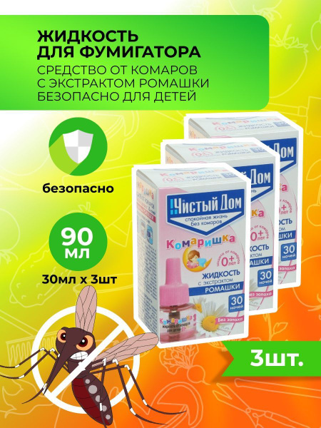 Средство от комаров Комаришка для детей 30 мл. - купить с доставкой по ...