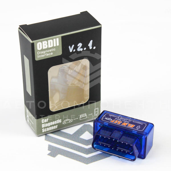 Автосканер Адаптер для диагностики автомобиля ELM 327 v2.1 (Bluetooth ...
