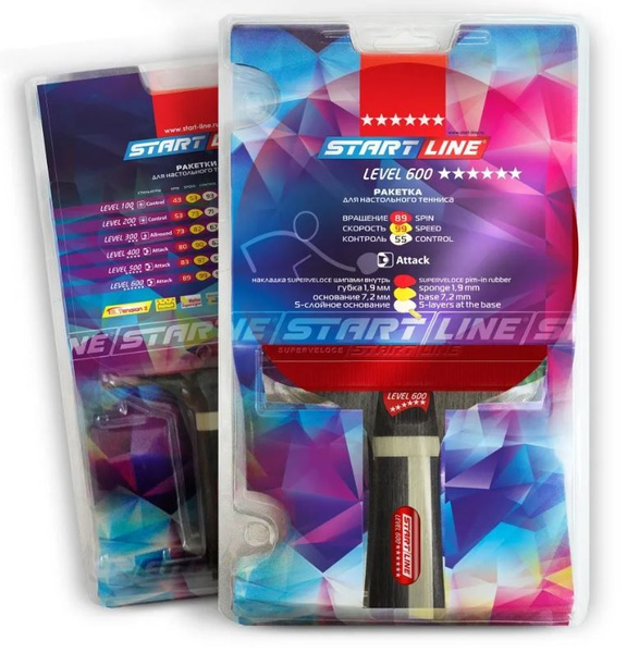 Ракетка для настольного тенниса START LINE Level 600 New 12703 ...