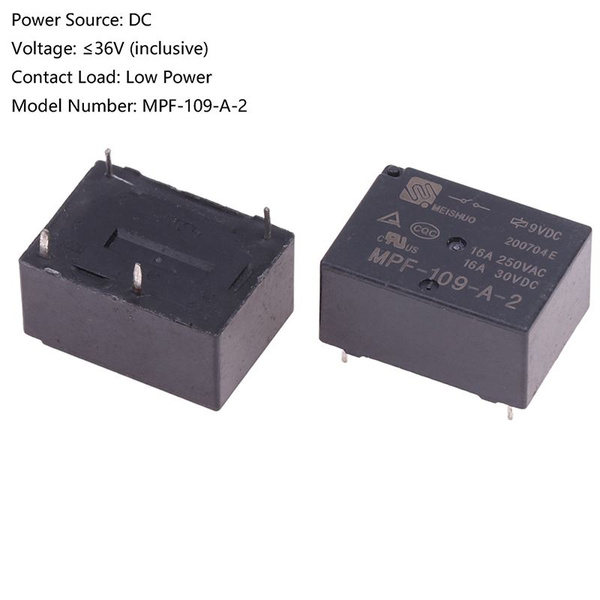 MPF-109-A-2 9VDC 16A 4-контактное реле электрического чайника - купить ...