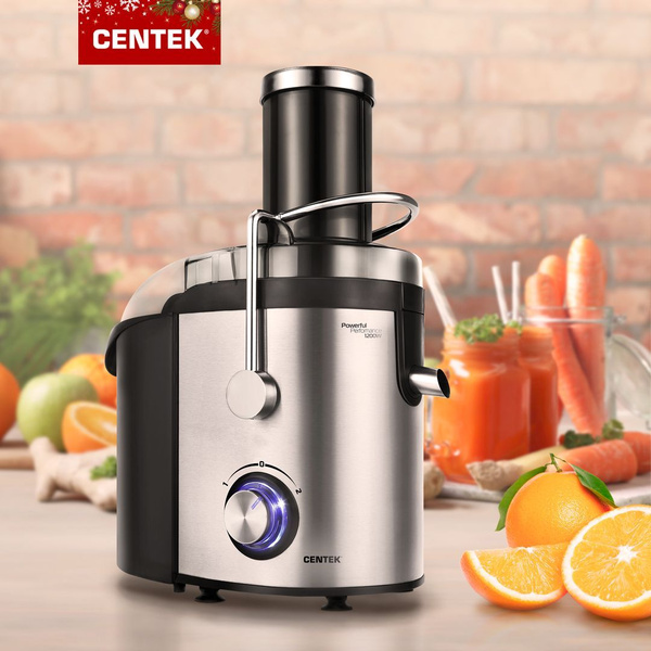 Соковыжималка центробежная Centek CT-1215, черный - купить по низкой ...