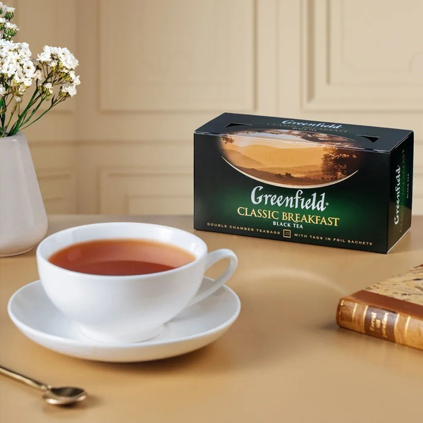 Чай черный Greenfield Classic Breakfast, 25 х6шт - купить с доставкой ...