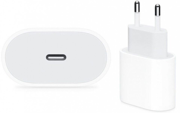 Сетевое зарядное устройство Apple MHJE3ZM/A, 20 Вт, USB Type-C, Quick ...