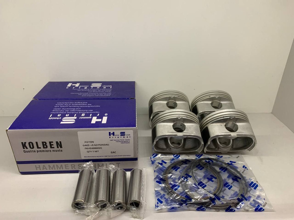 Поршни с кольцами Kia/Hyundai 2.0 G4KD ремонтные+0,5 HAMMERSCHMIDT ...