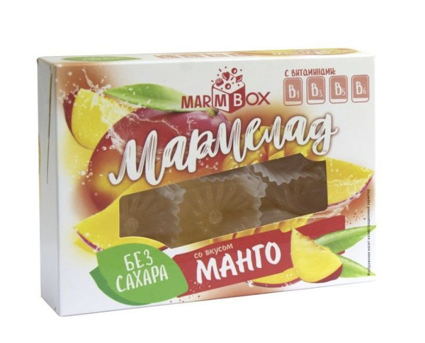 Мармелад натуральный без сахара манго 200г купить на OZON по низкой ...