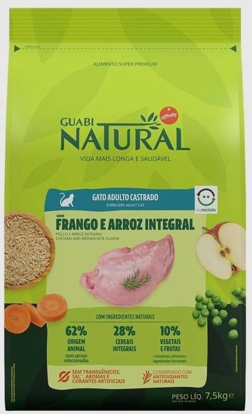 Корм сухой для кошек Guabi Natural / Гуаби Натурал для стерилизованных ...