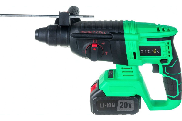 Перфоратор аккумуляторный Zitrek Destroyer Pro (20В, Li-Ion аккумулятор ...