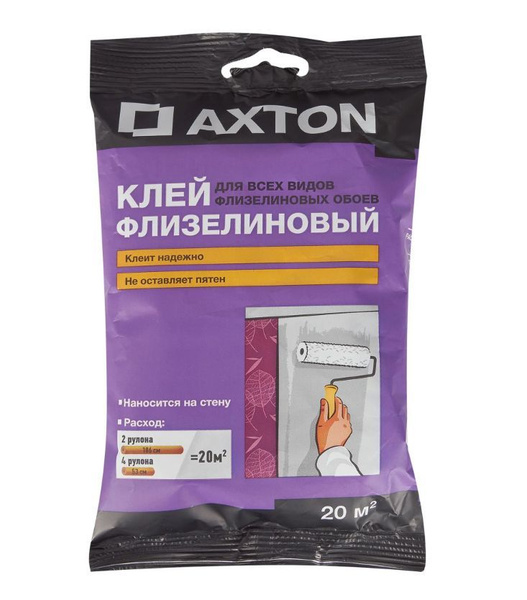 Клей для обоев Axton 18149591, 140 г. - купить по доступной цене в ...
