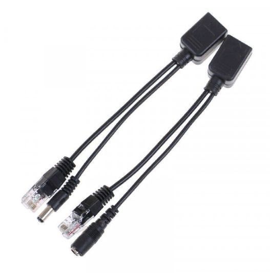 Разветвитель разъемов для IP камер 12V + LAN сплиттер / PoE адаптер ...