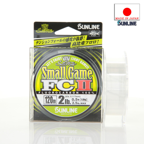 Acquista Sunline Filo in fluorocarbonio Small Game FC II 120m 5,5lb 0,190mm (5309) in Italia a partire da 16