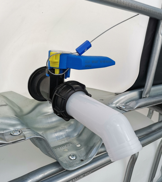 Слив носик на кран Еврокуба, с накидной гайкой, упорная резьба S60x6 (2 ...