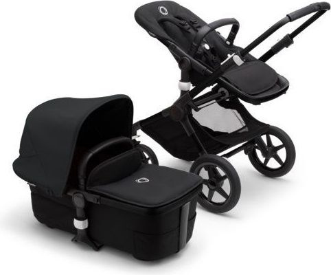 Коляска универсальная 2 в 1 Bugaboo Fox 3 Complete BLACK, MIDNIGHT ...