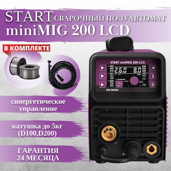 Сварочный аппарат START 2W202L 200 А, Форсаж дуги, Антизалипание ...