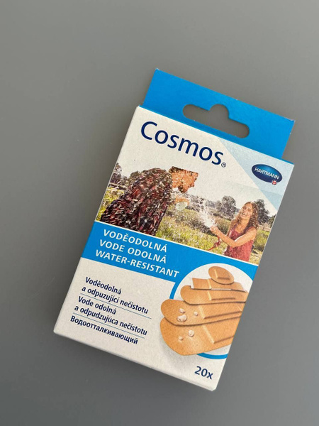 COSMOS Water resistant Пластыри на рану эластичные водоотталкивающие ...