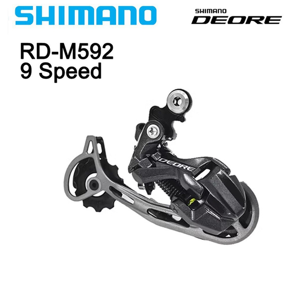 Переключатель задний Shimano Deore RD-M592 на 9 скоростей, SGS (длинная ...