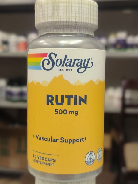 Solaray, Rutin, рутин, 500 мг, 90 вегетарианских капсул - купить с ...