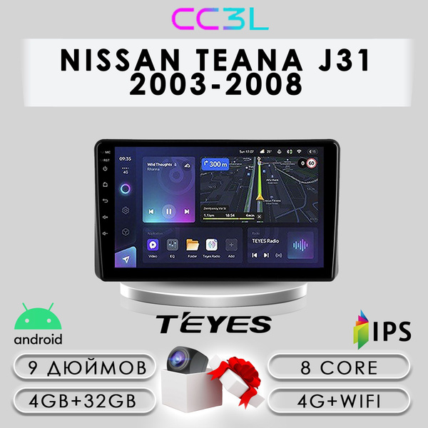 Штатная магнитола Teyes CC3L/ Nissan Teana J31/Ниссан Теана/ 4+32GB/4G ...