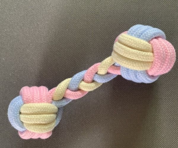 Игрушка - канат для собак мелких и средних пород "ЛЮБИМЫЙ БРО", 18см ...