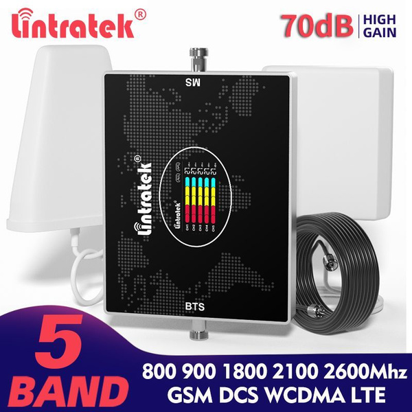 Lintratek Усилитель сигнала сотовой связи B20 800 900 1800 2100 2600 ...