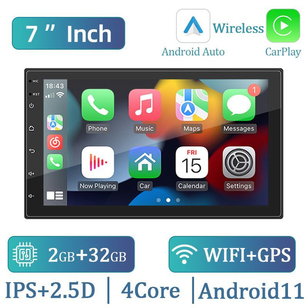 HIPPCRON Автомагнитола, диагональ: 7", 2 DIN, 32ГБ/2ГБ купить на OZON ...