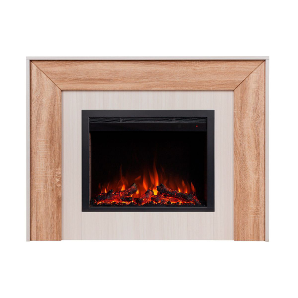 Камин электрический RealFlame Jersey 25,5 WT с очагом Saphir 25,5, 6 ...