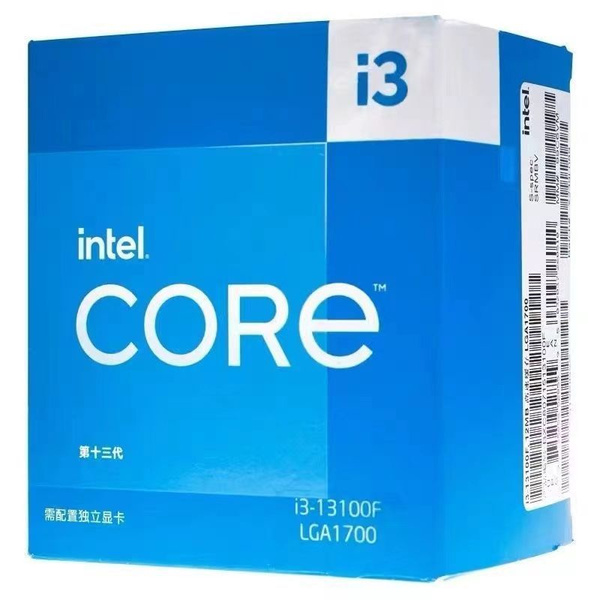 Процессор Intel I3-13100F-GZA-211-(30%) Core i3 13-го поколения, BOX (с ...