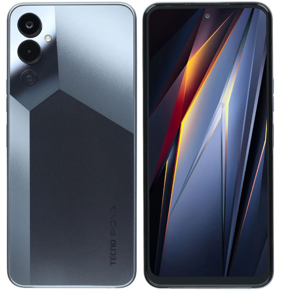 Смартфон Tecno POVA 4 серый 128 ГБ - купить по выгодной цене в интернет ...