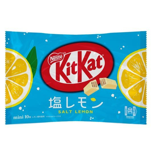Мини-батончики KitKat Mini Соленый Лимон 116 г, 1 упаковка (Япония ...