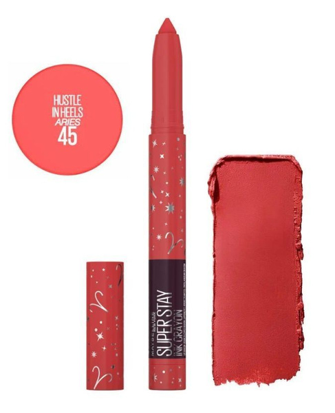 Maybelline New York Superstay Ink Crayon Суперстойкая помада-стик для ...