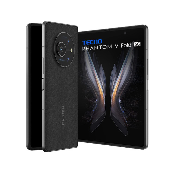 Смартфон Tecno Phantom V Fold 512 ГБ 12 ГБ Черный OLED/AMOLED 2 SIM ...