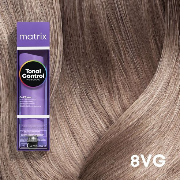 Matrix Тонер гелевый Tonal Control с кислым pH 8VG Светлый блондин ...