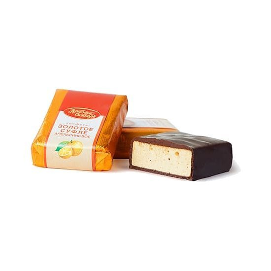 Конфеты Золотое суфле апельсиновое, Красный Октябрь, 500 г. - купить с ...