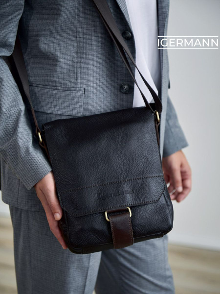 Сумка мужская через плечо Igermann 17С800К - купить с доставкой по ...